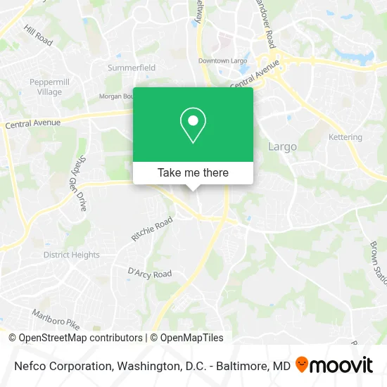 Nefco Corporation map