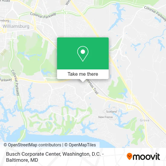 Busch Corporate Center map