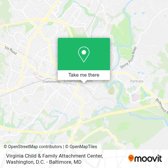 Virginia Child & Family Attachment Center map