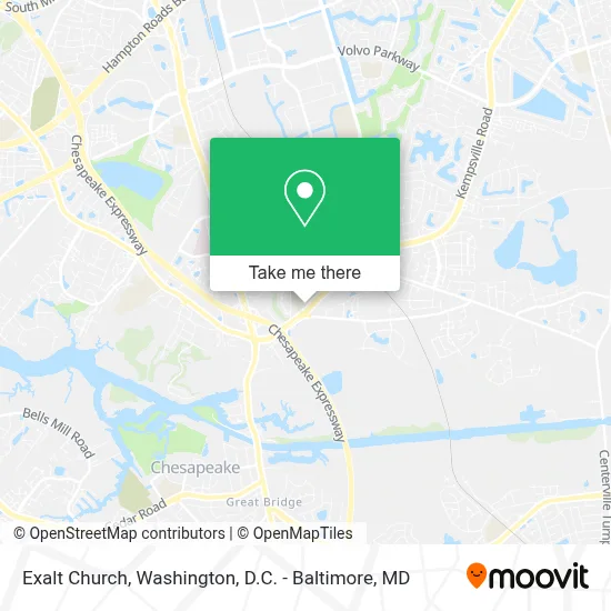 Exalt Church map