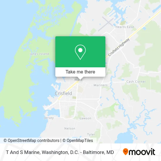 T And S Marine map