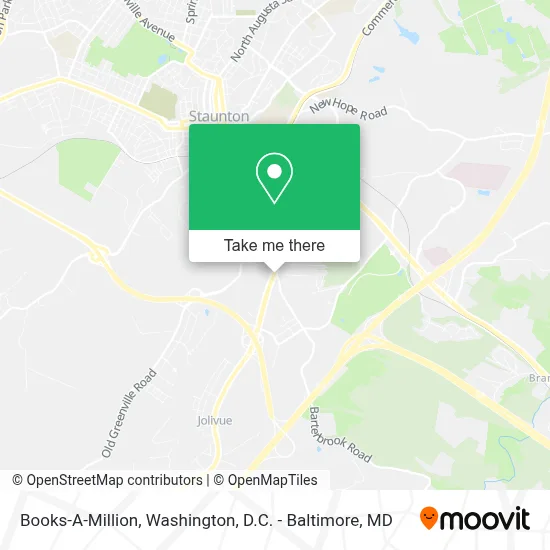 Books-A-Million map