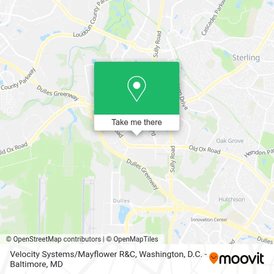 Velocity Systems/Mayflower R&C map