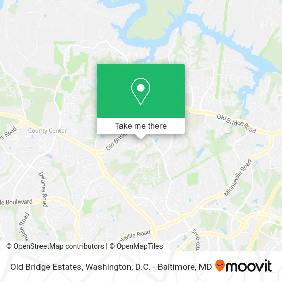 Old Bridge Estates map