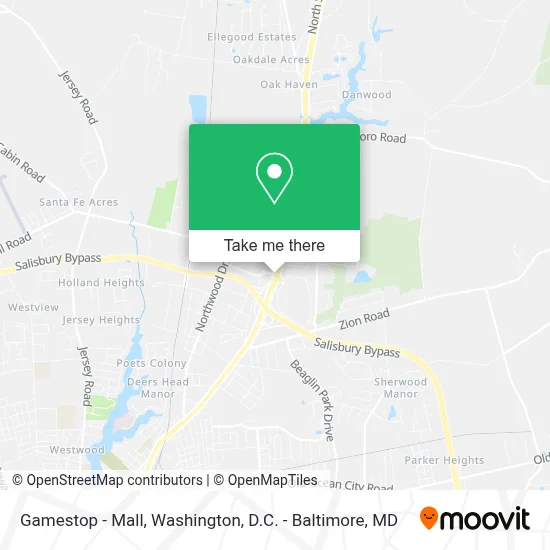 Gamestop - Mall map