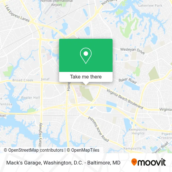 Mack's Garage map
