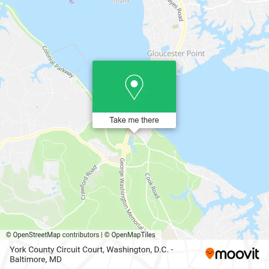 York County Circuit Court map