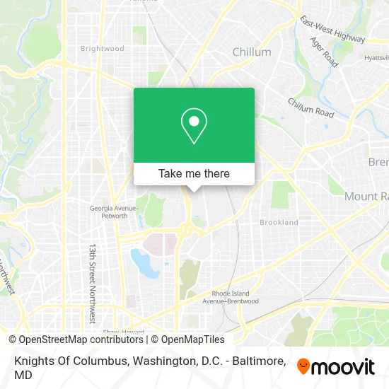 Knights Of Columbus map