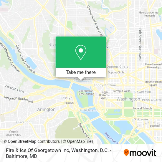 Fire & Ice Of Georgetown Inc map