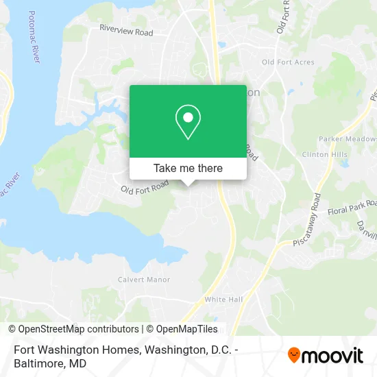 Fort Washington Homes map