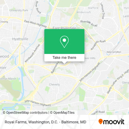 Royal Farms map