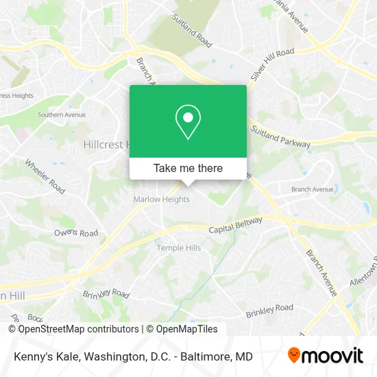 Kenny's Kale map
