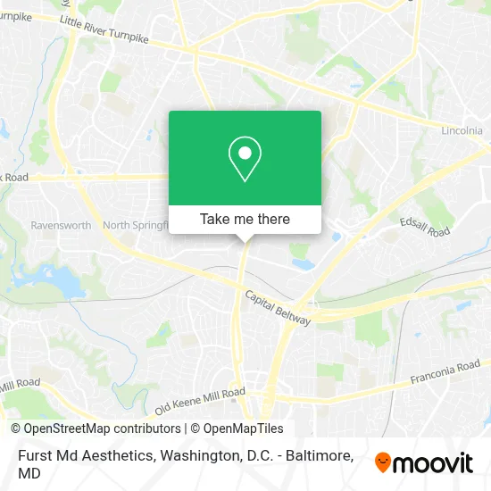 Furst Md Aesthetics map