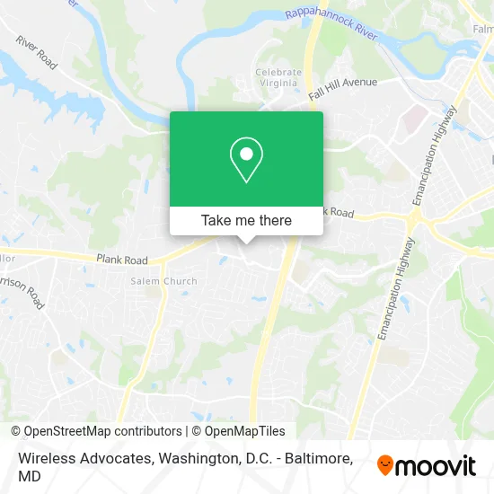 Wireless Advocates map