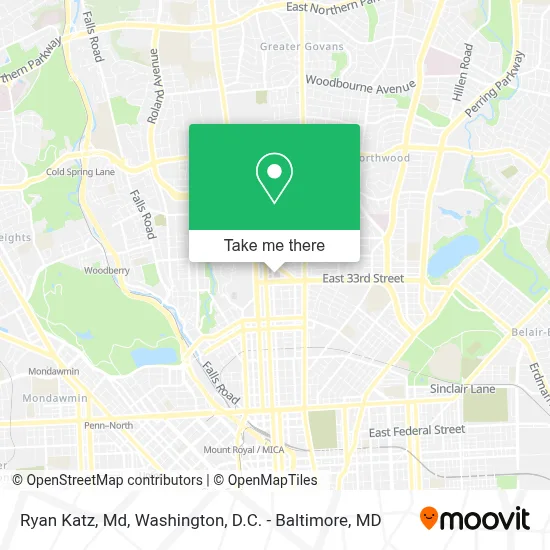 Ryan Katz, Md map