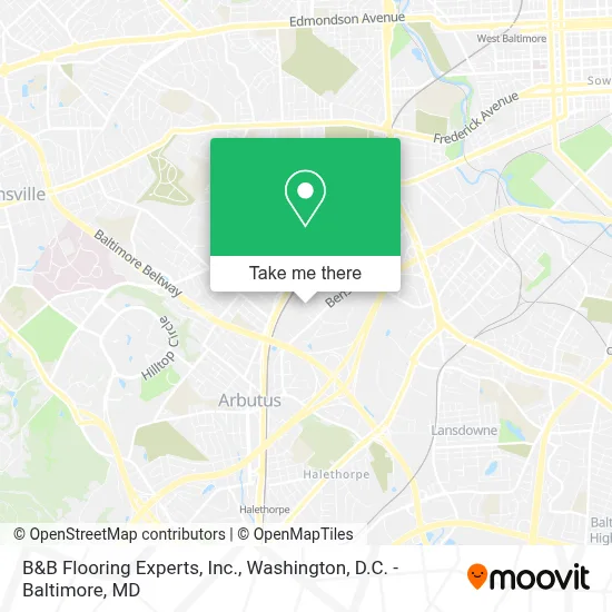 B&B Flooring Experts, Inc. map