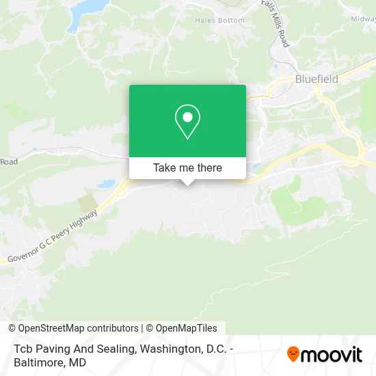 Tcb Paving And Sealing map