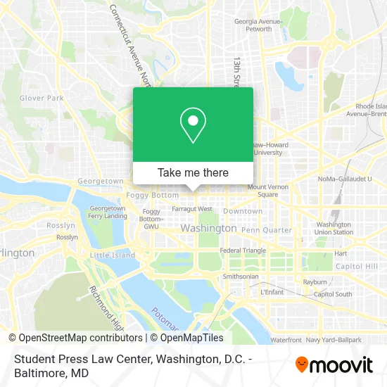 Student Press Law Center map