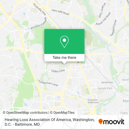 Hearing Loss Association Of America map