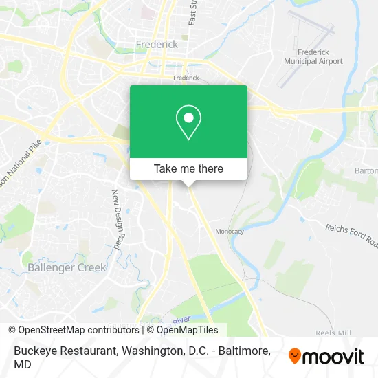 Buckeye Restaurant map