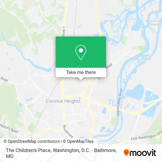 The Children's Place map