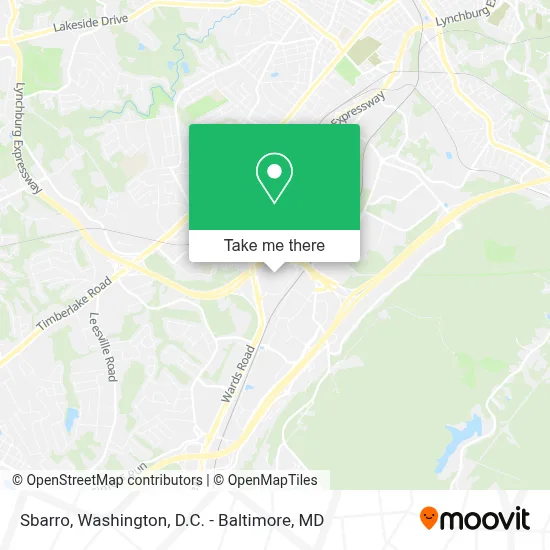 Sbarro map