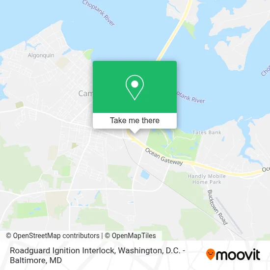 Roadguard Ignition Interlock map
