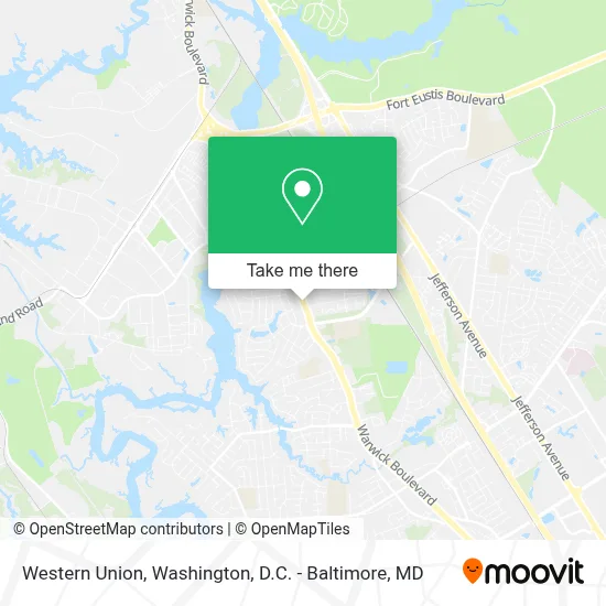 Western Union map