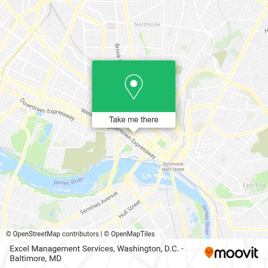 Excel Management Services map