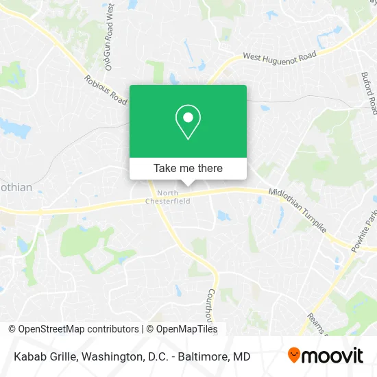 Kabab Grille map