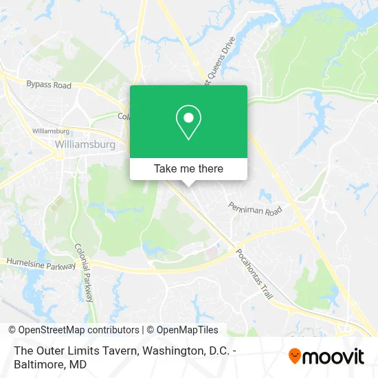 The Outer Limits Tavern map