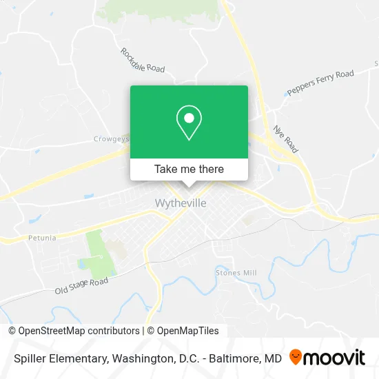Spiller Elementary map