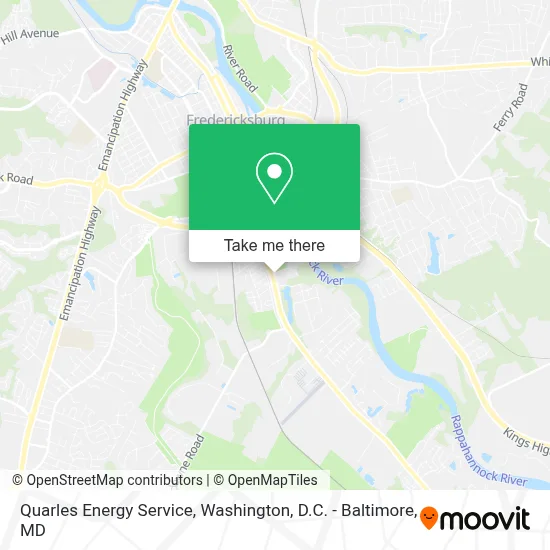 Quarles Energy Service map