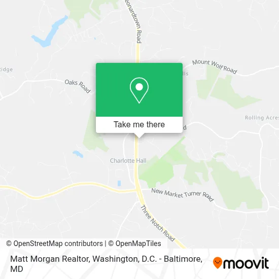 Matt Morgan Realtor map