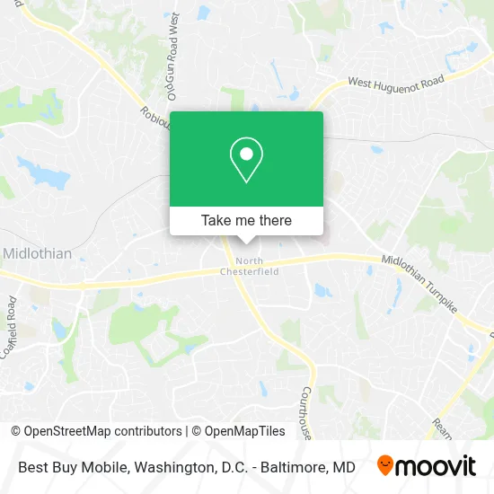 Best Buy Mobile map
