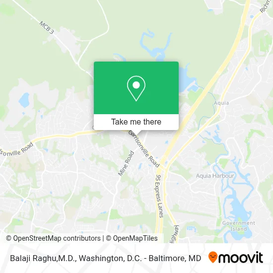 Balaji Raghu,M.D. map