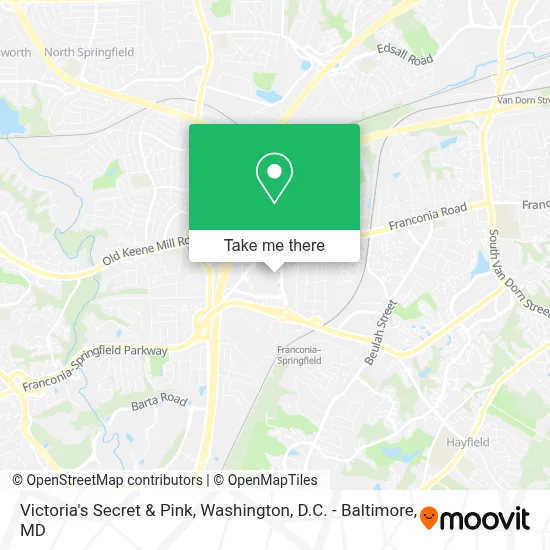 Victoria's Secret & Pink map