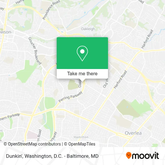 Dunkin' map