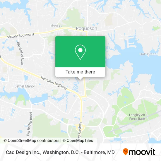 Cad Design Inc. map