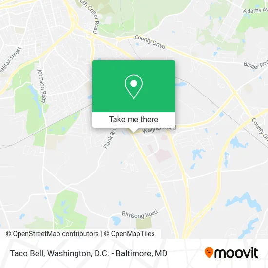Taco Bell map