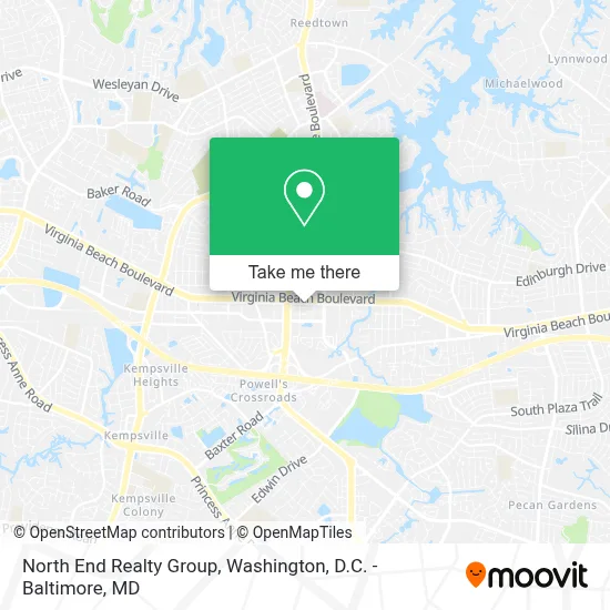 North End Realty Group map