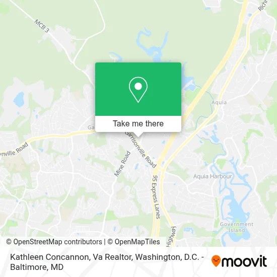 Kathleen Concannon, Va Realtor map