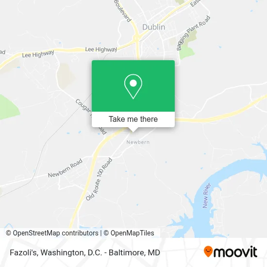 Fazoli's map