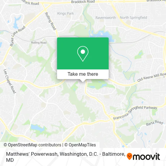 Matthews' Powerwash map