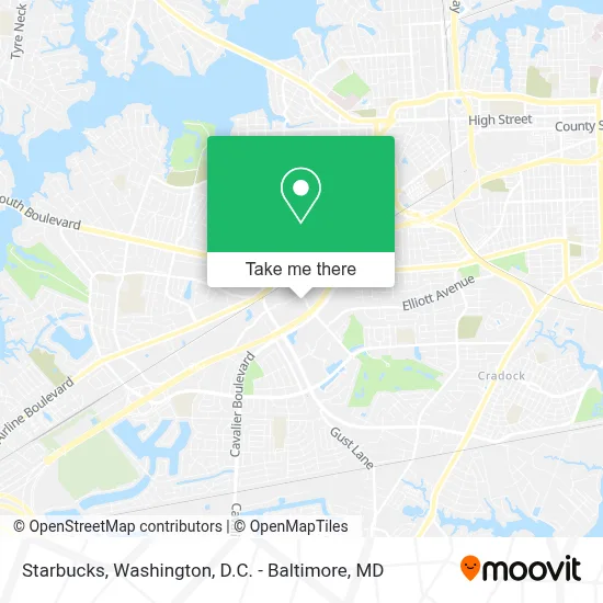 Starbucks map