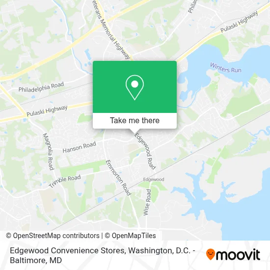 Edgewood Convenience Stores map