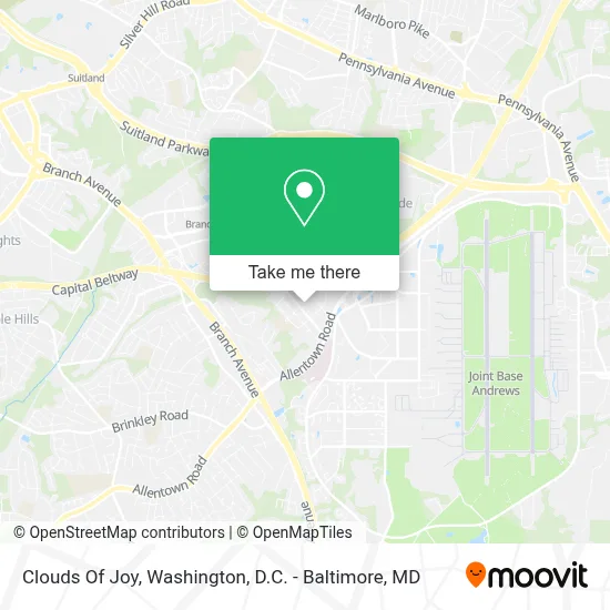 Clouds Of Joy map
