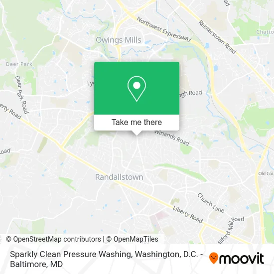 Sparkly Clean Pressure Washing map