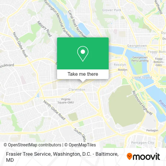 Frasier Tree Service map