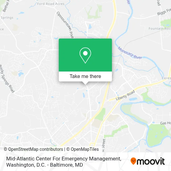 Mid-Atlantic Center For Emergency Management map